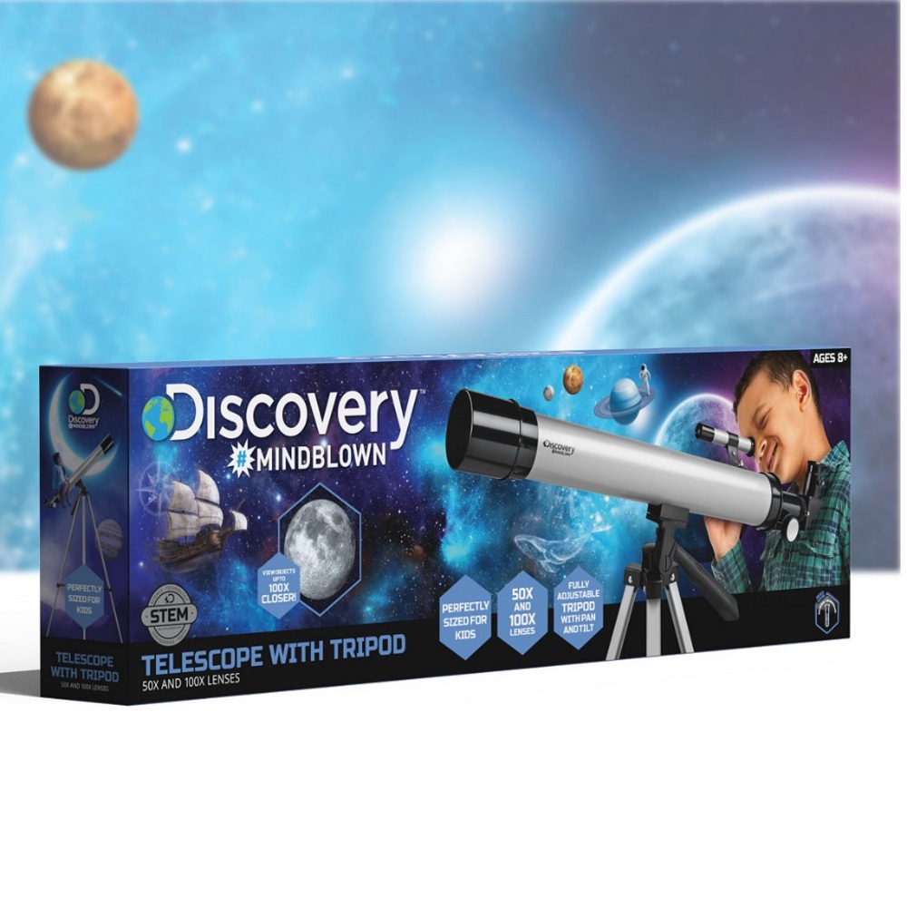 Discovery Mindblown Kids Telescope with Tripod